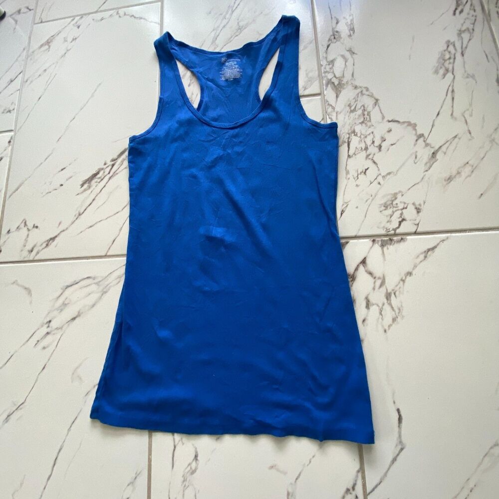 No Boundaries Women XXL 19 Blue Racerback Sleeveless Tank Top